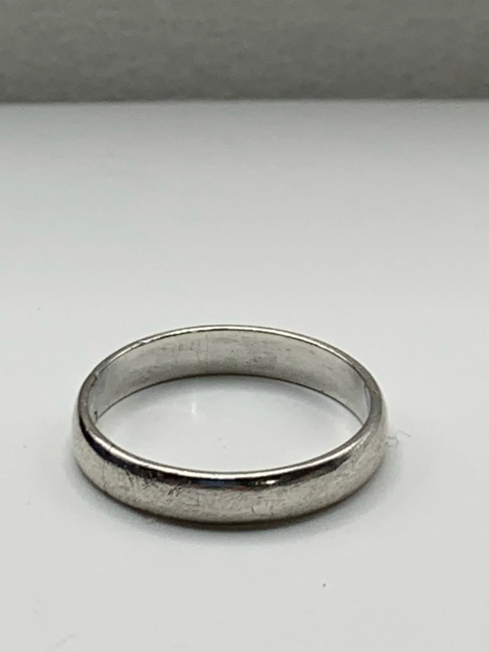 VTG Vargas Mfg Sterling Silver Wedding Band Ring Size 9.5 XRF Verified